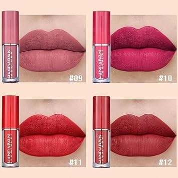 Lipstick Set of 12 Matte Velvet Mini Liquid Lipstick Set for Women ( Multicolor)
