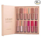Lipstick Set of 12 Matte Velvet Mini Liquid Lipstick Set for Women ( Multicolor)