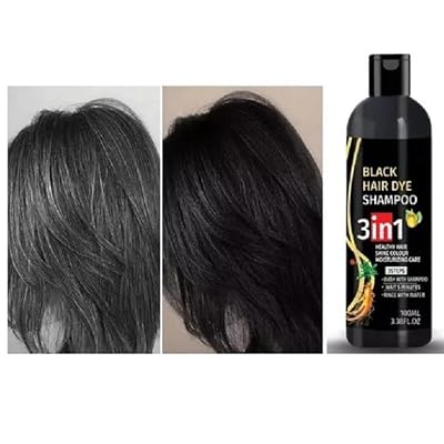 3 In 1 Black Hair Dye Shampoo (BUY 1 GET 1 FREE)