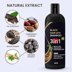 3 In 1 Black Hair Dye Shampoo (BUY 1 GET 1 FREE)