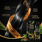3 In 1 Black Hair Dye Shampoo (BUY 1 GET 1 FREE)